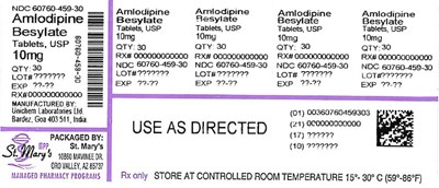 amlodipine 60760-459-30.jpg AMLO - amlodipine 60760 459 30